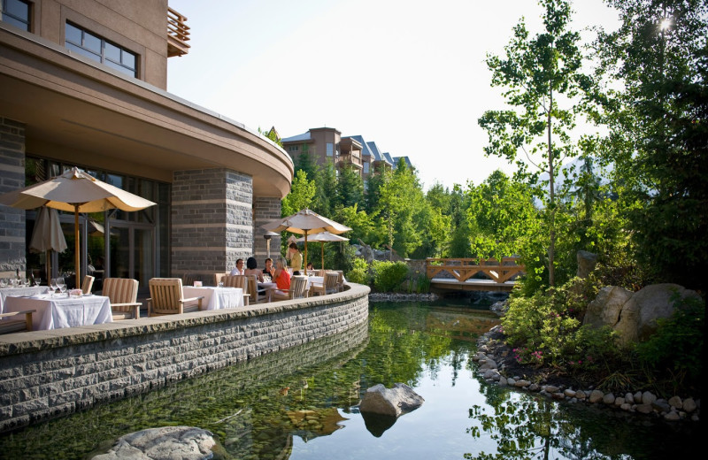 Exterior view of Four Seasons Resort Whistler.