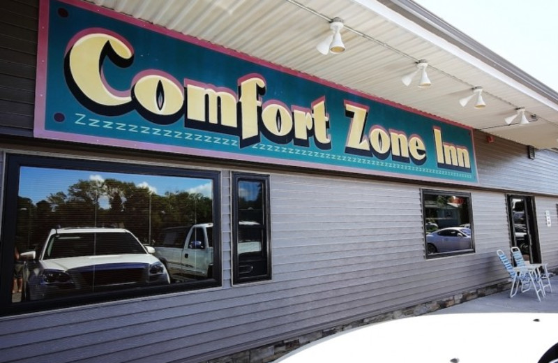 Exterior view of Comfort Zone Inn.