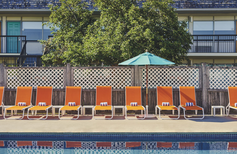 Outdoor pool at Harbor Hotel Provincetown.