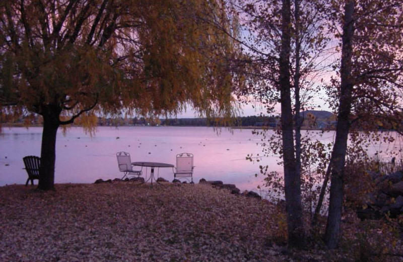 Lake view at Spring Hill on Rainbow Lake.
