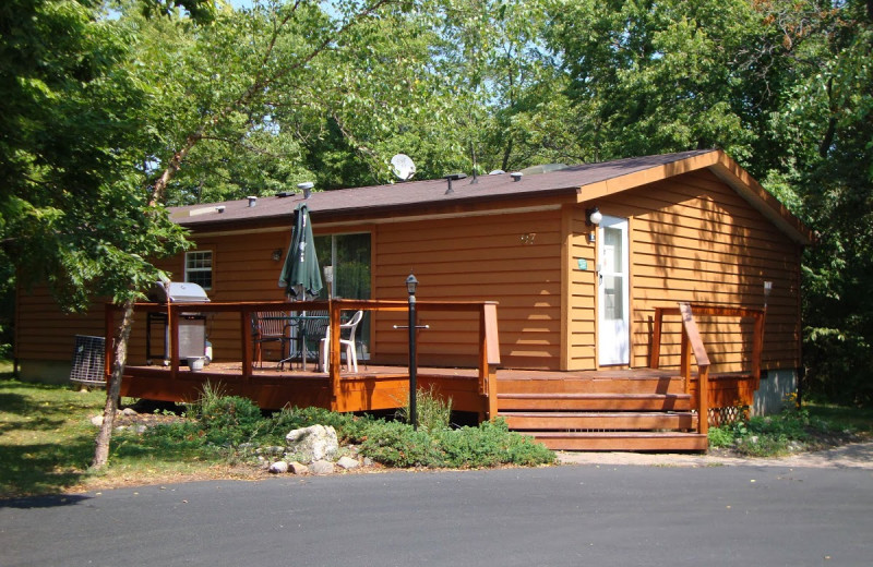 Vacation rental exterior at Island Club Rentals.