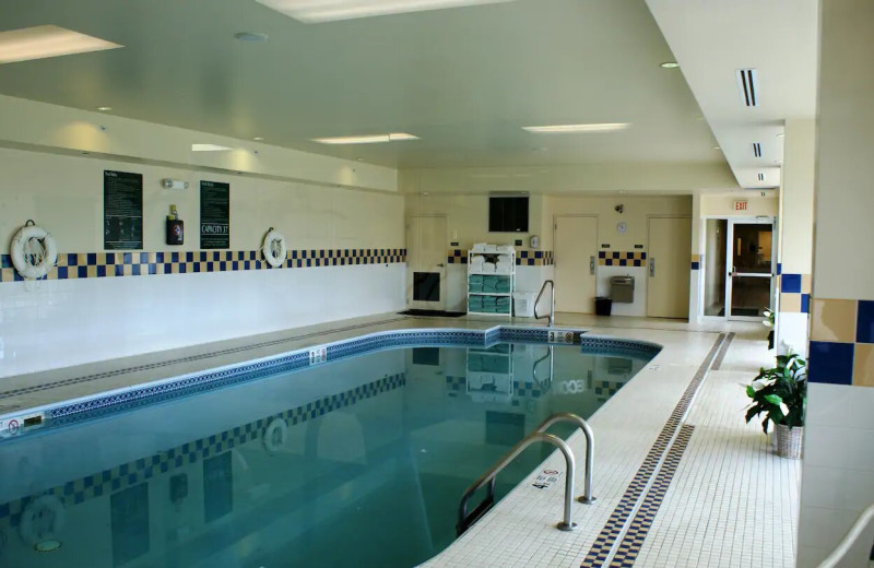 Indoor pool at Hilton Garden Inn Elmira/Corning.