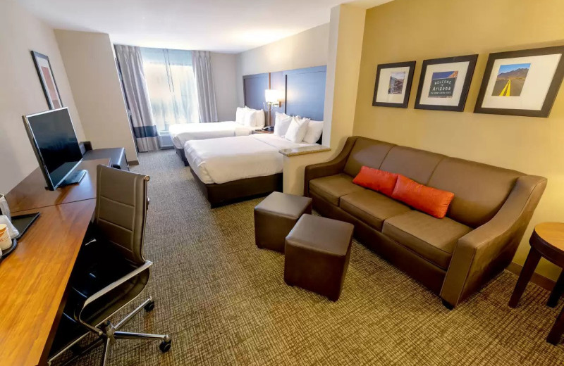 Guest room at Comfort Suites- Goodyear.