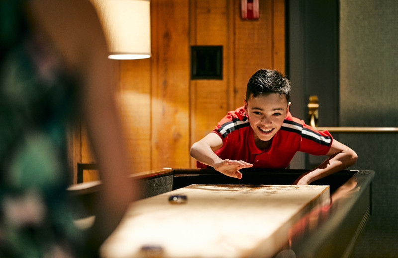 Family games at CMH Cariboos Lodge.