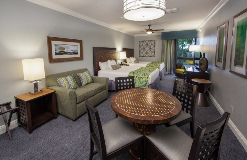 Guest room at Holiday Inn Club Vacations at Orange Lake Resort.