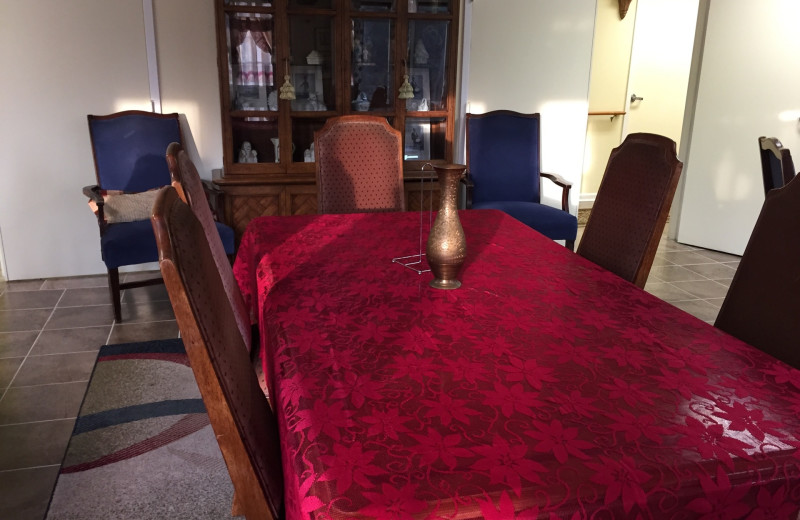 Dining room at The Alcove at Luray.