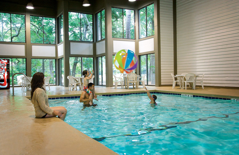 Indoor pool at Ocean Creek Resort.