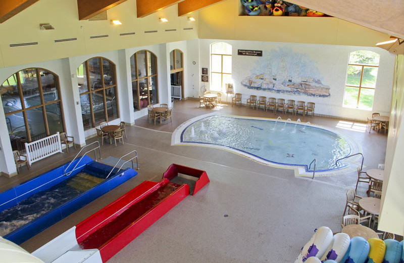 Indoor water park at Bavarian Inn of Frankenmuth.