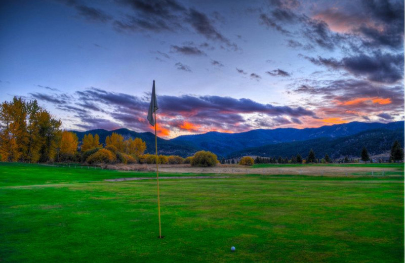 Golf course at Fairmont Hot Springs Resort.