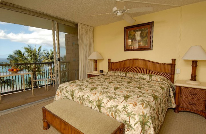 Guest room at Mana Kai Maui.