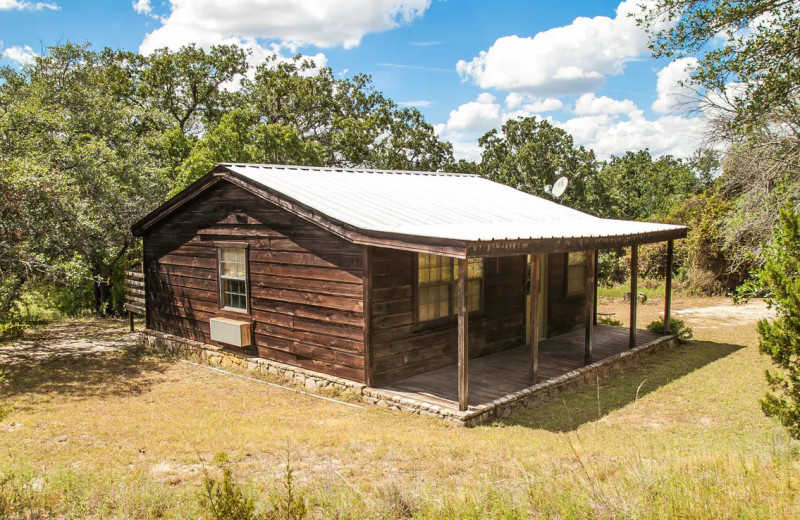 Cabin exterior at Hideaway Ranch & Retreat.