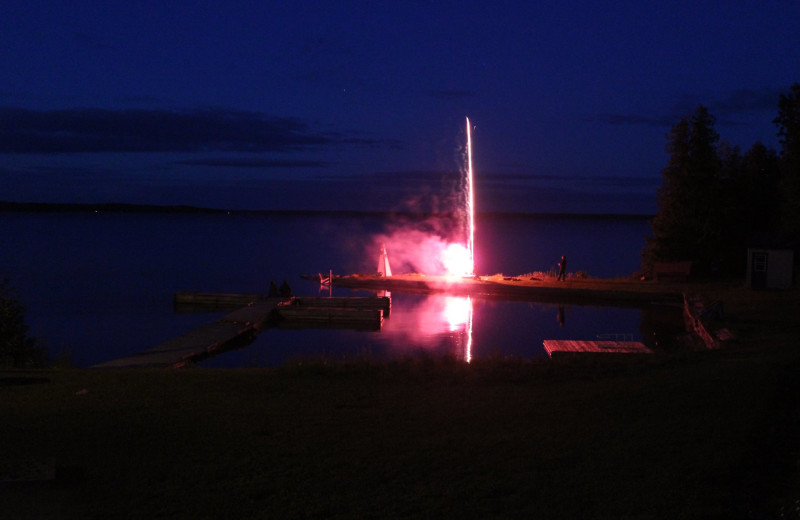 Fireworks at Black Rock Resort.
