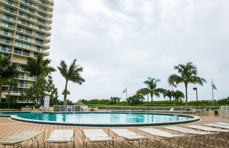 Rental pool at Harborview Rentals.