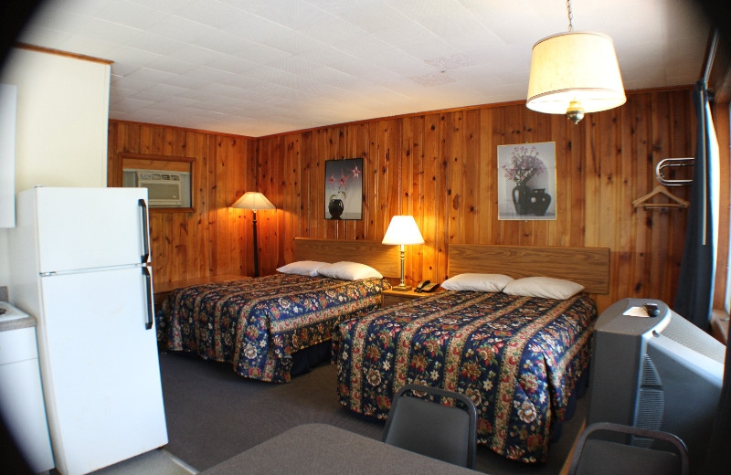 Guest room at Capri Village Resort.