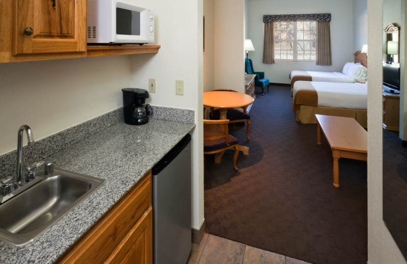 Guest room at Holiday Inn Express Keystone.