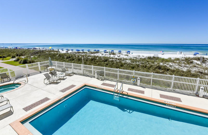 Rental pool at Seafarer Condominiums.