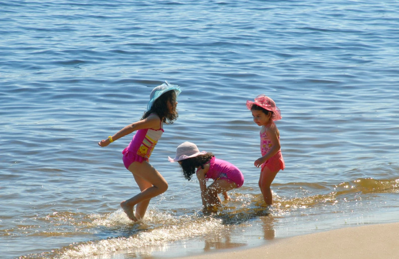 Beach at Bayview Wildwood Resort.