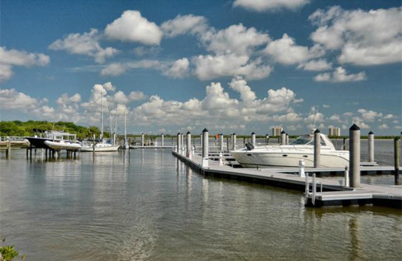 Docks at Tri Power Resort Rentals.