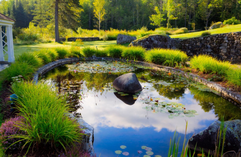 Pond at Adair Country Inn.