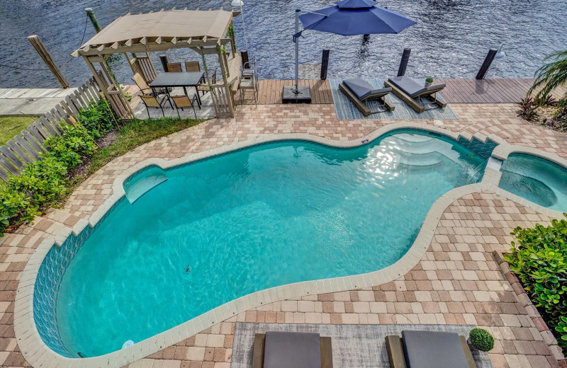 Rental pool at Walker Vacation Rentals.