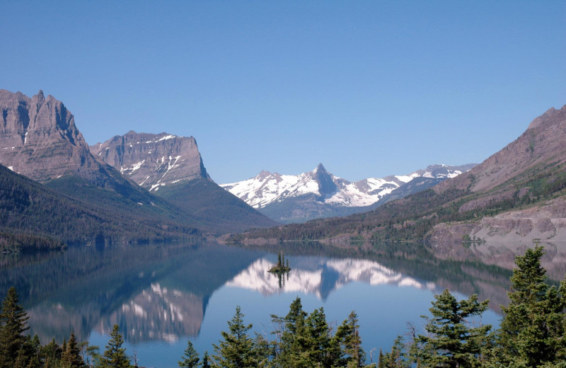 St. Mary's Lake at Glacier National Park near Five Star Rentals of Montana.