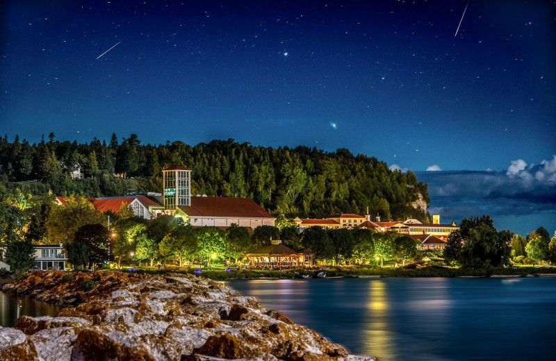 Exterior view of Mission Point Resort.