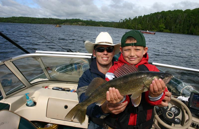 Fishing at Paradise Cove Resorts.