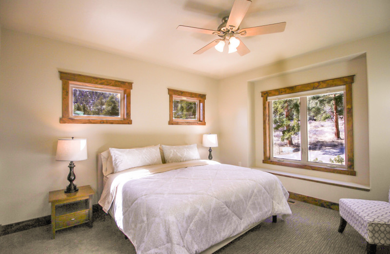 Guest bedroom at Woodlands On Fall River.