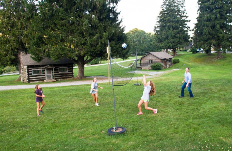 Games at Cataloochee Ranch.