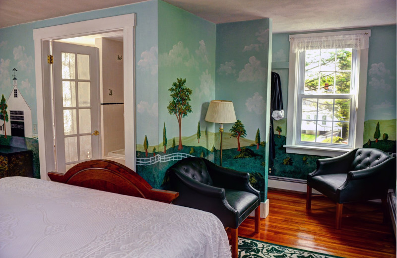 Guest room at Jacob Hill Farm Inn.