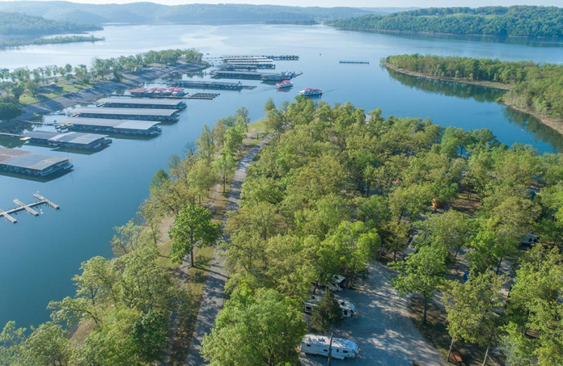 Lake at Kimberling Marina & Resort.