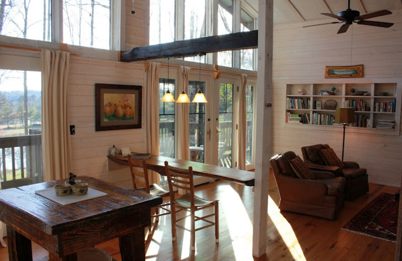 Cabin Interior at Deerwoode Lodge & Cabins