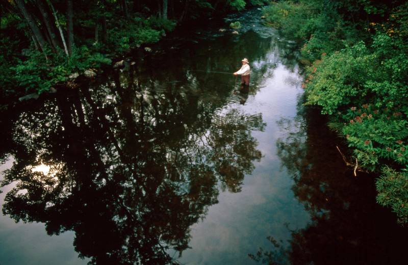 Fishing at Echo Lake Inn.
