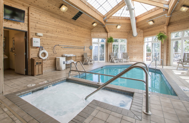 Indoor pool at Mill Creek Hotel.