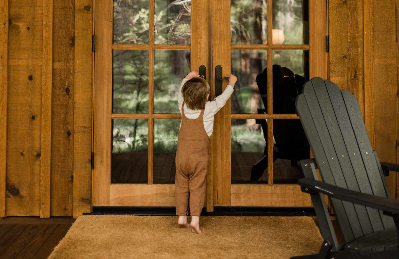 Family at Lake Creek Lodge.