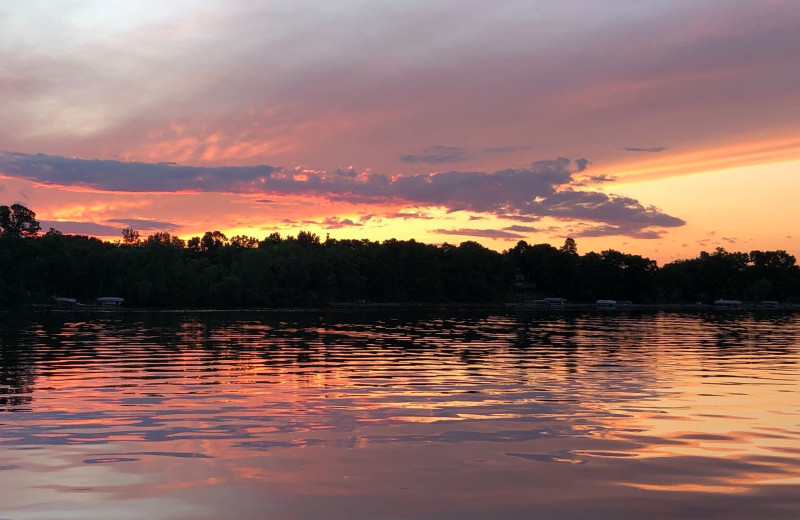 Sunset at Betsy Ross Resort.