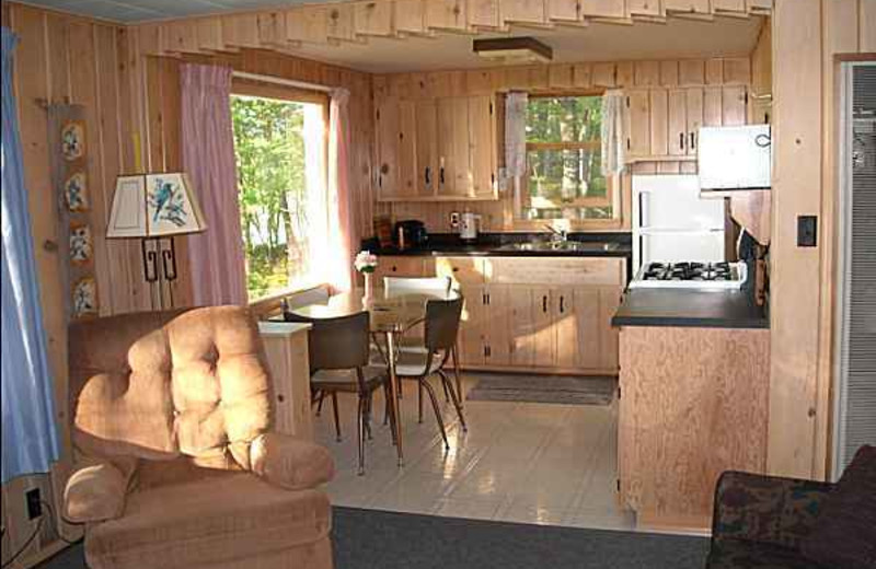 Cabin Interior at Kafka's Resort