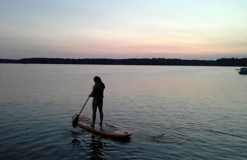 Lake at Lake Cabins Resort.