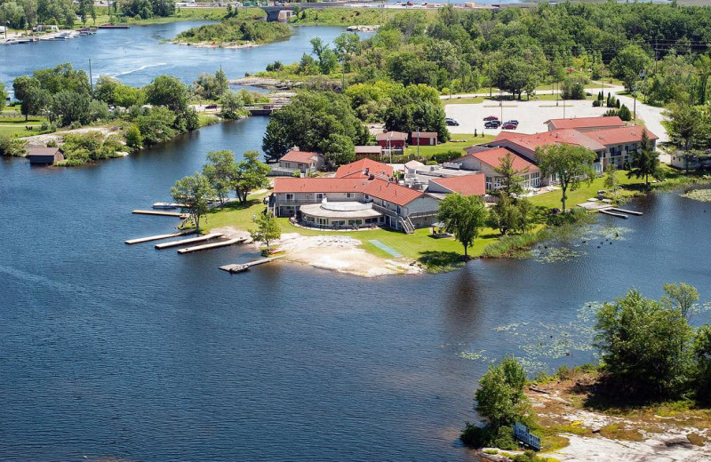 Aerial view of Christie’s Mill Inn & Spa.