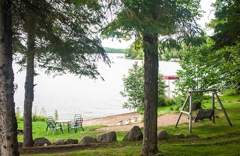 Beach at White Manor Resort.