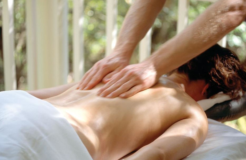 Spa massage at Meadowood Napa Valley.