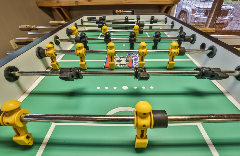 Fooseball at Serenity Bay Resort.
