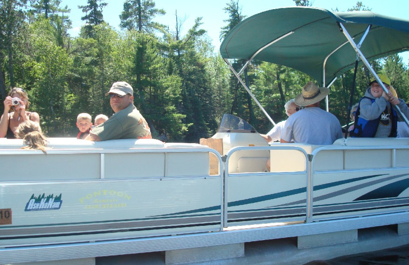 Family boating at Ash-Ka-Nam.