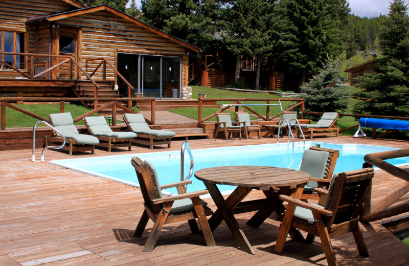 Outdoor pool at Paradise Guest Ranch.
