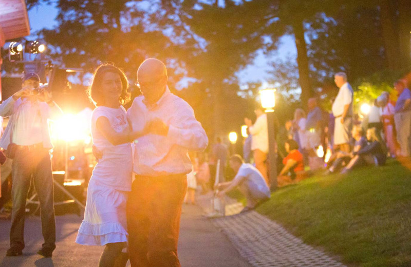 Couple at Woodloch Resort.
