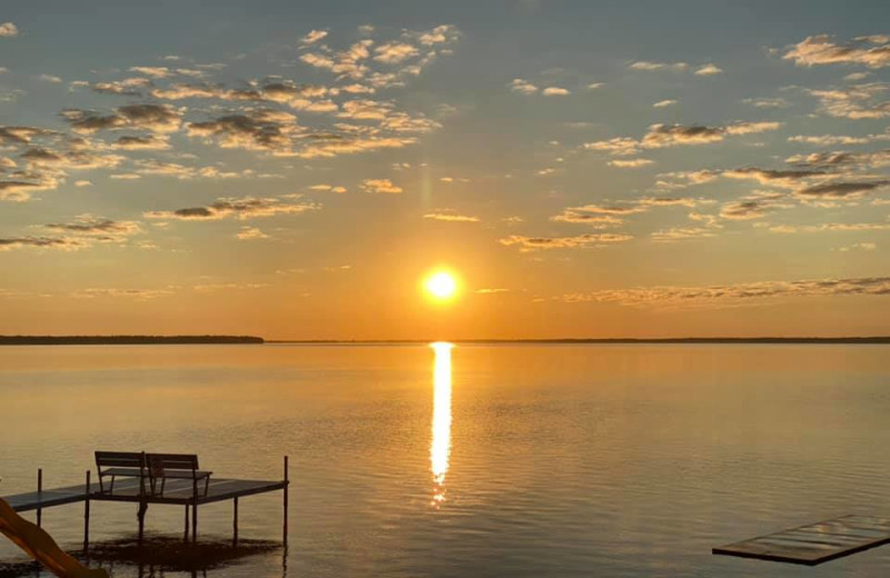 Lake view at Barky's Resort.