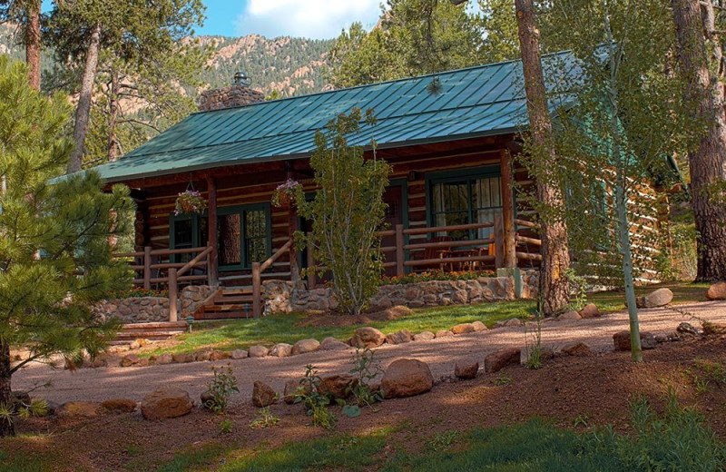 Cabin exterior at The Ranch at Emerald Valley.