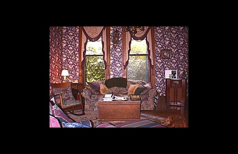 Interior view of Molly Cherry Victorian Bed.