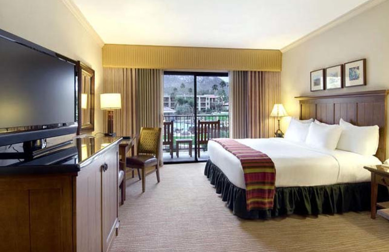 Guest room at Hilton Tucson El Conquistador Golf & Tennis Resort.