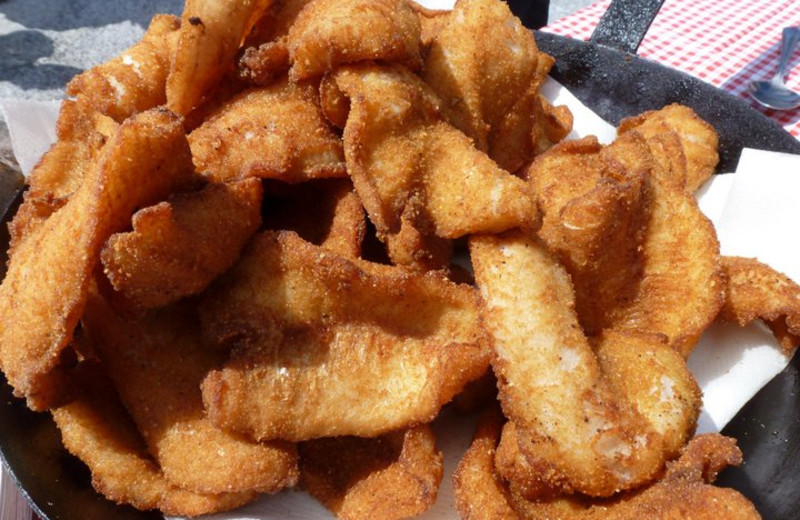 Fish fry at  Shady Roost Lodge.